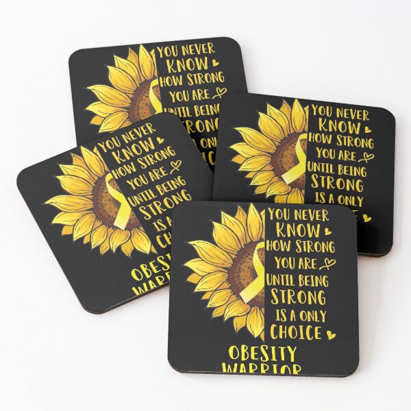 Item preview, Sunflower You Never Know How Strong You Are Obesity Warrior designed and sold by rechardtee.