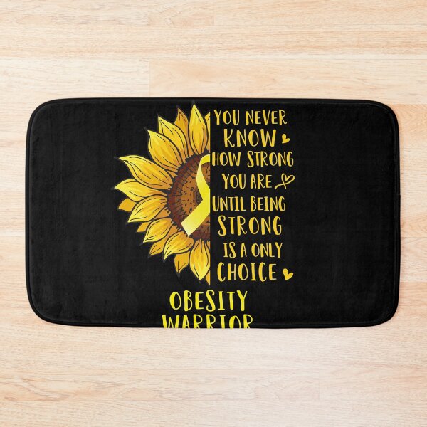 Item preview, Sunflower You Never Know How Strong You Are Obesity Warrior designed and sold by rechardtee.