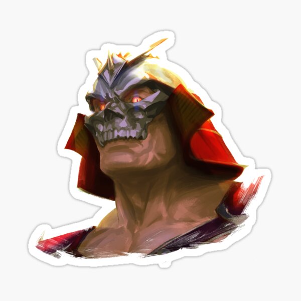 Mortal Kombat - Shao Kahn Model Sprue Sticker for Sale by Reds94