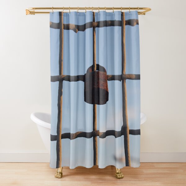 Padlock for luck Shower Curtain