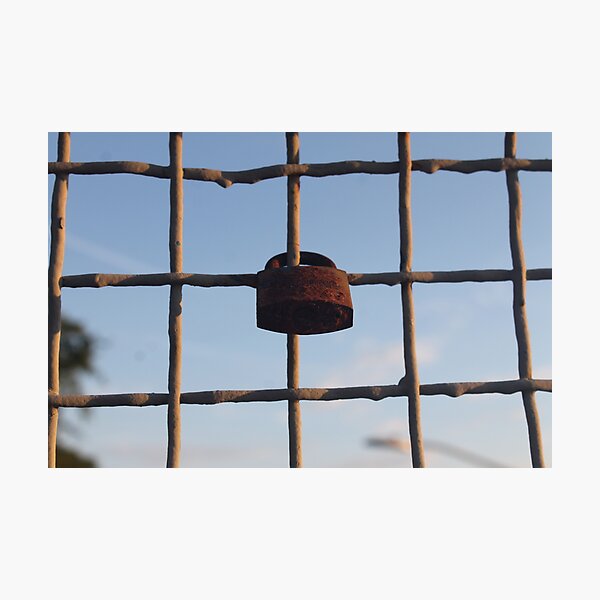 Padlock for luck Photographic Print