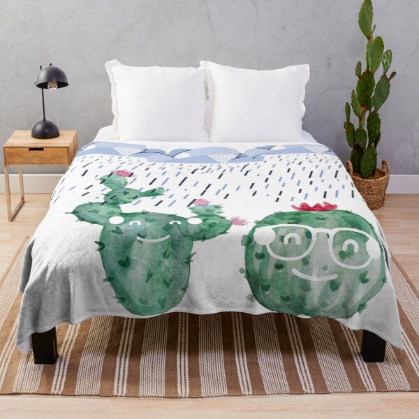 Item preview, Happy Cactus Watercolour Watercolor Aesthetic designed and sold by PCpallavi.
