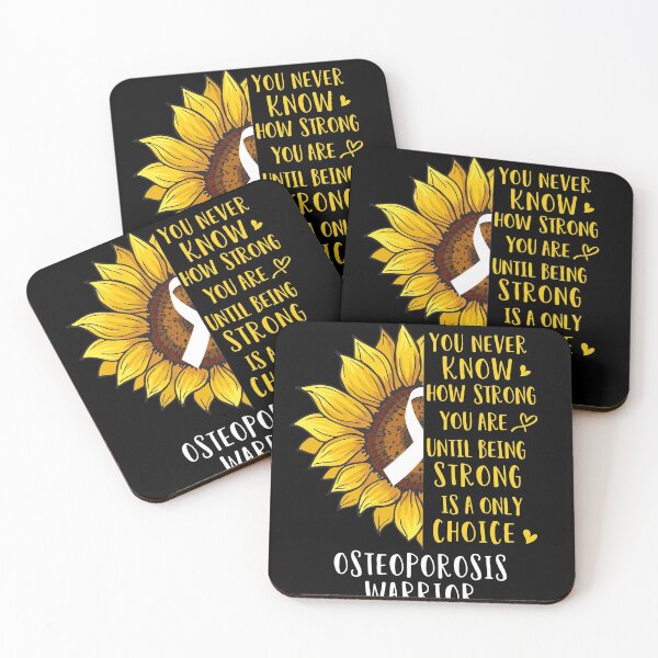 Item preview, Sunflower You Never Know How Strong You Are Osteoporosis Warrior designed and sold by rechardtee.