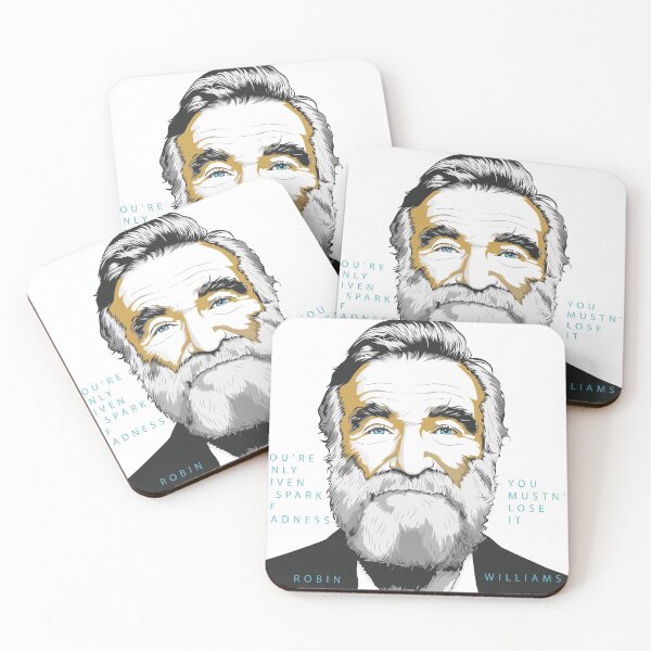Item preview, Robin Williams Quote Drawn Legend designed and sold by LostLegends.