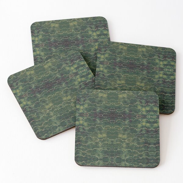 Item preview, Green Glitter Mermaid Scales Gold Dust designed and sold by Kat-Mir.