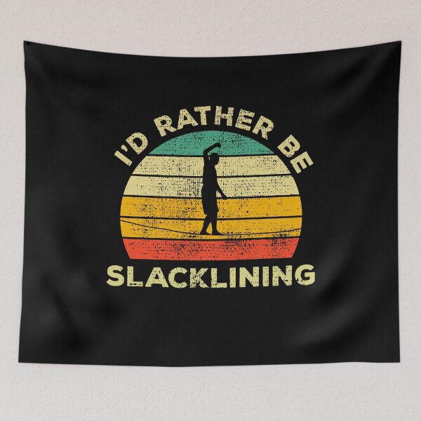 Item preview,  I’d Rather Be Slacklining Vintage Gift For Slackliners And Slackers designed and sold by JokeGysen.