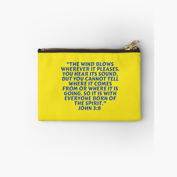 Item preview, Bible Verse John 3:8 designed and sold by Prayingwarrior.
