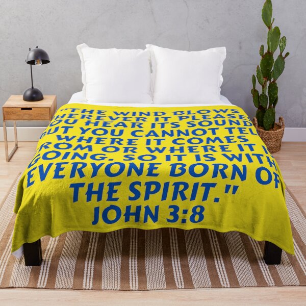 Item preview, Bible Verse John 3:8 designed and sold by Prayingwarrior.