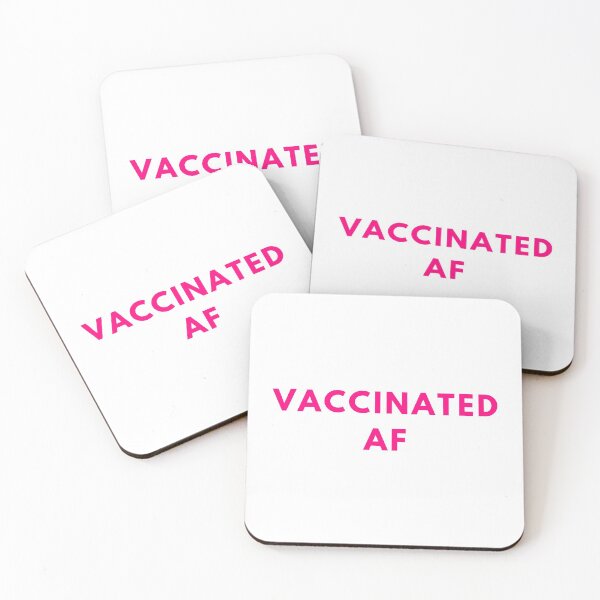 Item preview, Vaccinated AF, Vaccinated Check, I've Been Vaccinated designed and sold by ladylaughprints.