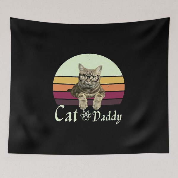 Item preview, CAT DADDY-CAT DAD RETRO  designed and sold by Sibell8869.