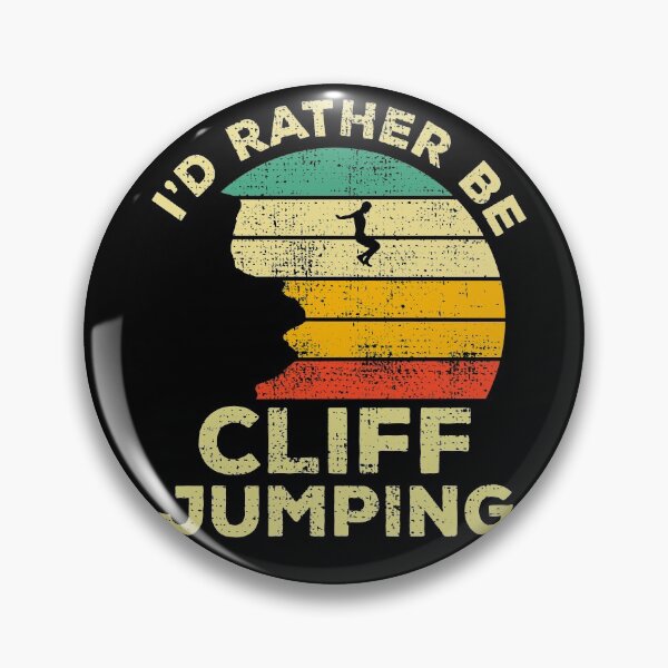 Item preview, I’d Rather Be Cliff Jumping Vintage Gift For Cliff Jumpers designed and sold by JokeGysen.