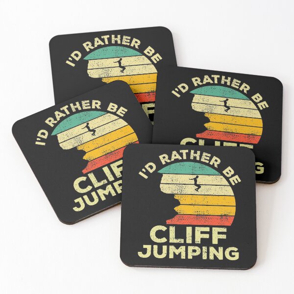 Item preview, I’d Rather Be Cliff Jumping Vintage Gift For Cliff Jumpers designed and sold by JokeGysen.