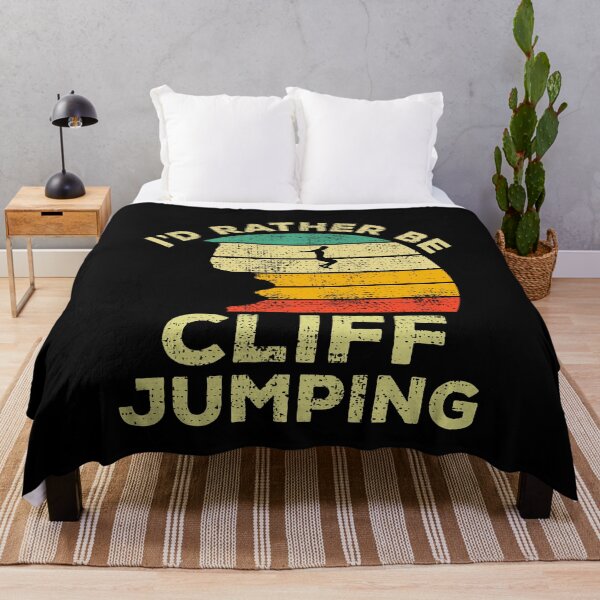 Item preview, I’d Rather Be Cliff Jumping Vintage Gift For Cliff Jumpers designed and sold by JokeGysen.