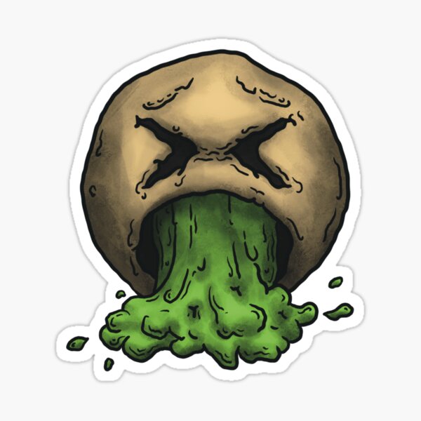 Ugly Vomiting Emoji Sticker