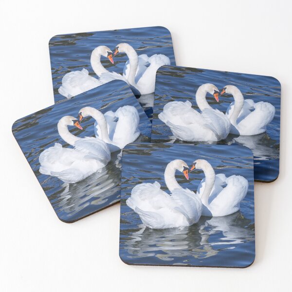 Item preview, Two graceful white swans. designed and sold by cloud7.