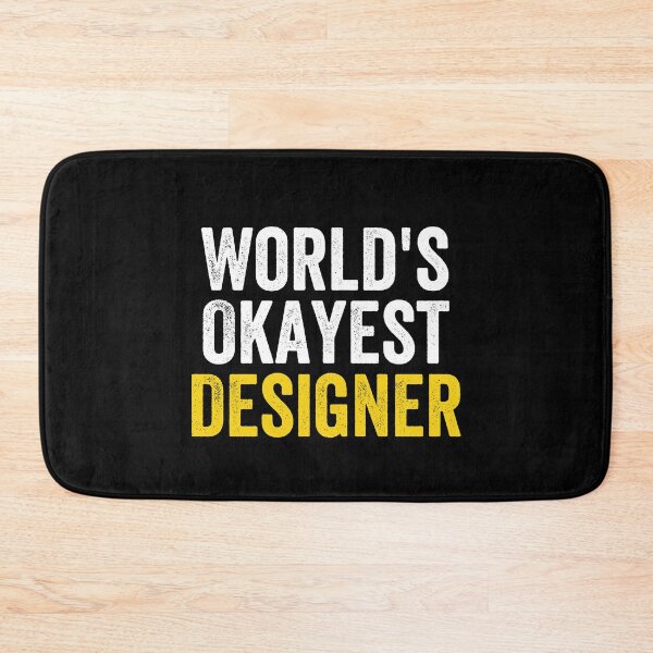 Item preview, World's Okayest Designer Funny Designing designed and sold by happinestSHOP.
