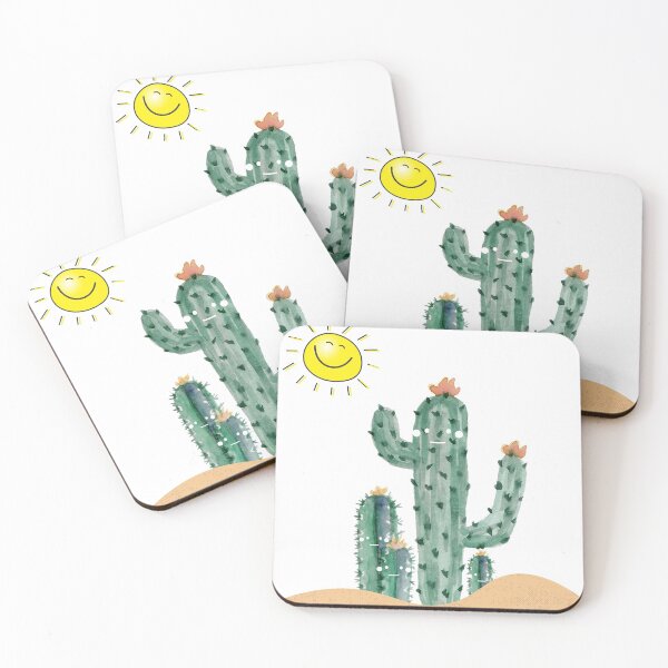 Item preview, Desert Cactus Watercolour Watercolor Aesthetic designed and sold by PCpallavi.