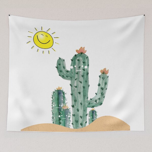 Item preview, Desert Cactus Watercolour Watercolor Aesthetic designed and sold by PCpallavi.