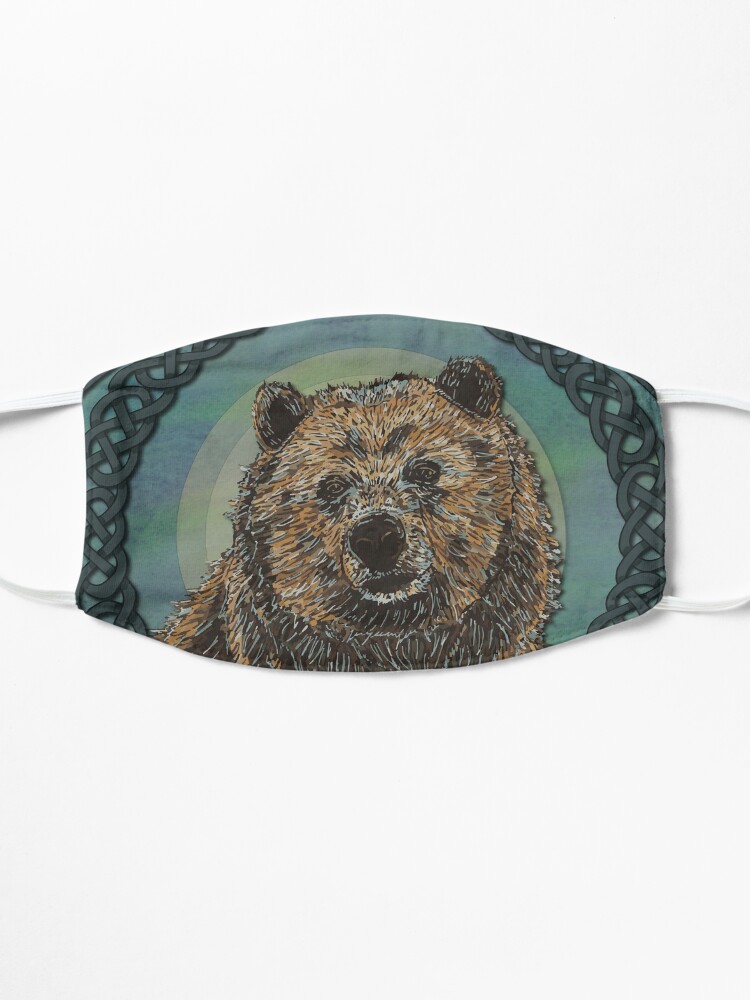 Alternate view of Brown Bear Mask