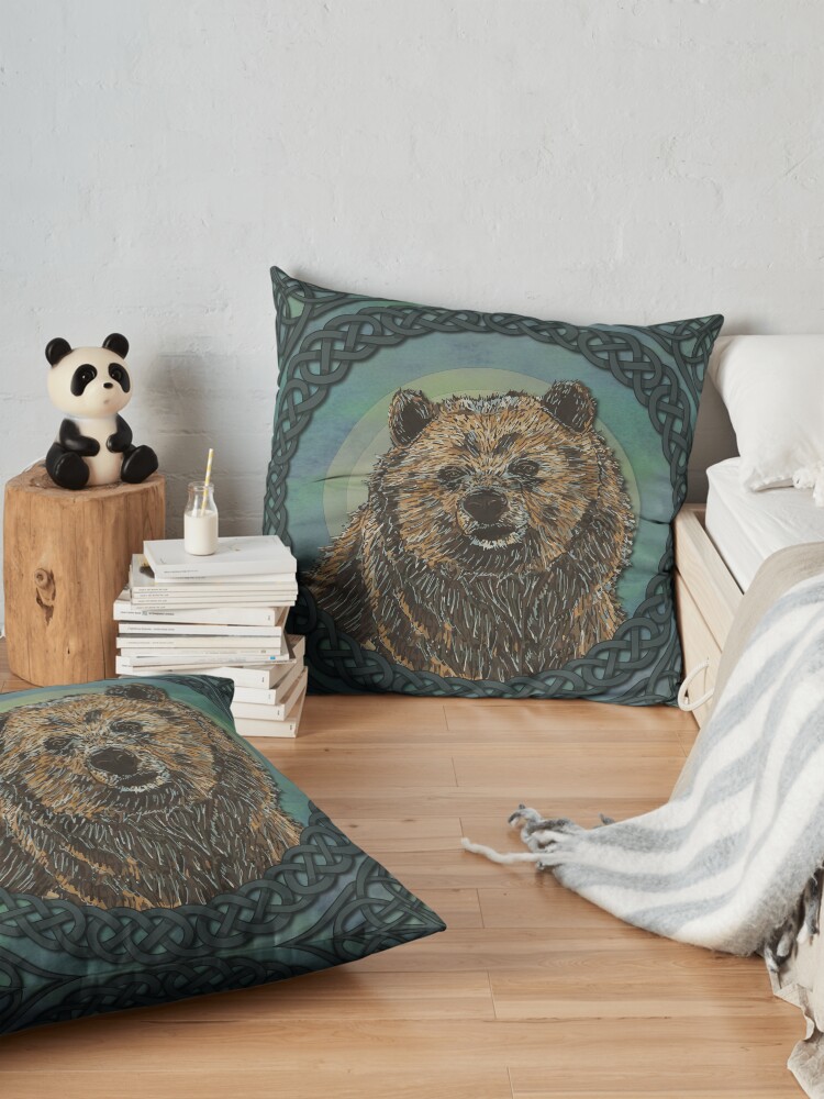 Alternate view of Brown Bear Floor Pillow