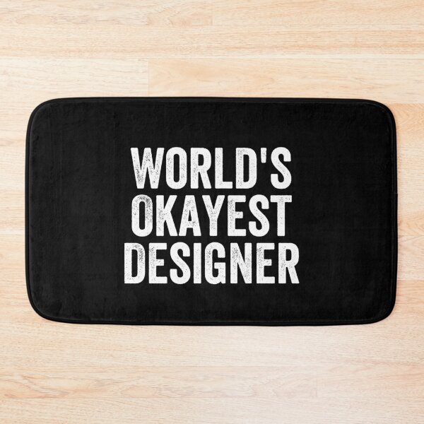 Item preview, World's Okayest Designer Funny Designing designed and sold by happinestSHOP.
