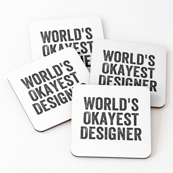 Item preview, World's Okayest Designer Funny Designing designed and sold by happinestSHOP.