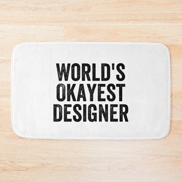 Item preview, World's Okayest Designer Funny Designing designed and sold by happinestSHOP.