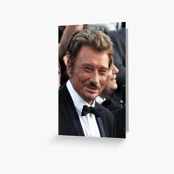 Cartes De Vœux Sur Le Theme Johnny Hallyday Redbubble