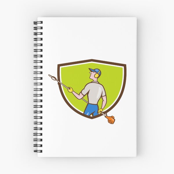 Item preview, Gardener Hedge Trimmer Crest Cartoon designed and sold by patrimonio.