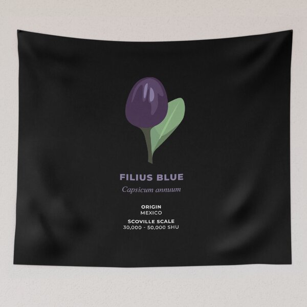 Item preview, Filius Blue (Dark) designed and sold by Sarah King.