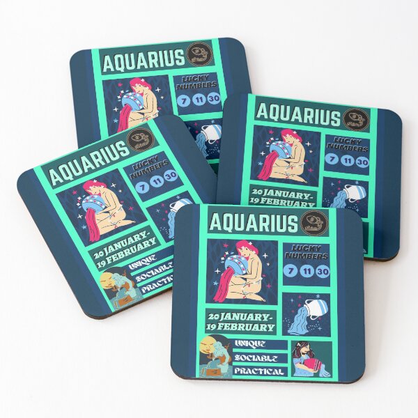 Item preview, Aquarius Horoscope design designed and sold by priyankajustine.
