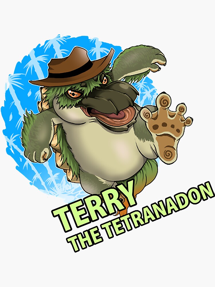 Terry the Tetranadon! &quot; Sticker for Sale by Sibell8869 | Redbubble