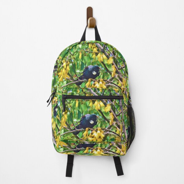 Item preview, Tui in Kowhai tree designed and sold by carole hirst.