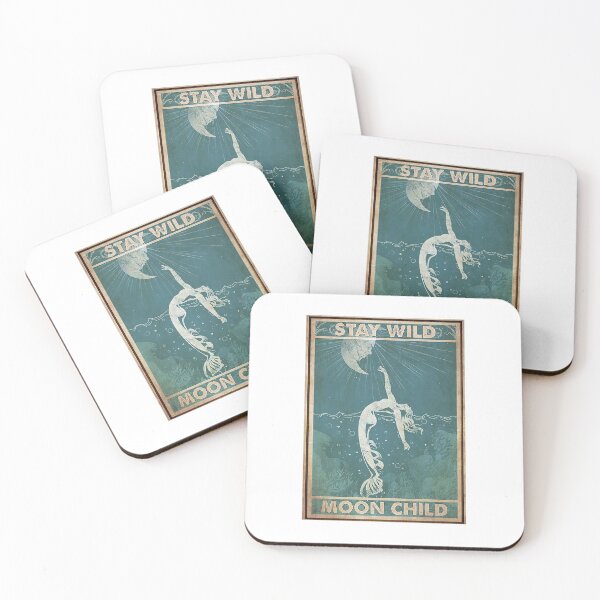 Item preview, Sea Mermaid Stay Wife Moon Child Poster designed and sold by udytaBWozniak.