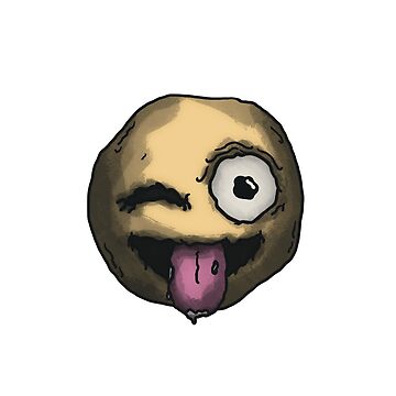 Artwork thumbnail, Ugly Winking Face with Stuck-Out Tongue Emoji by LeDarkstone
