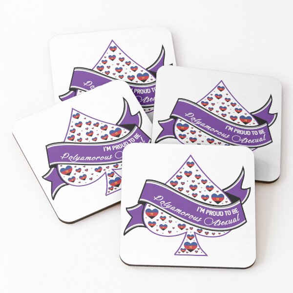 Item preview, Proud Polyamorous Asexual designed and sold by intangibel.