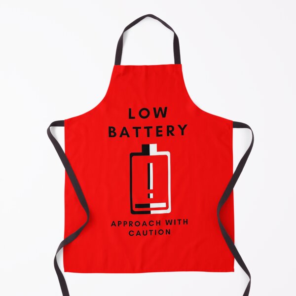 Item preview, Spoonie: Low Battery Approach with Caution (on red) designed and sold by Chantelle  Spies.