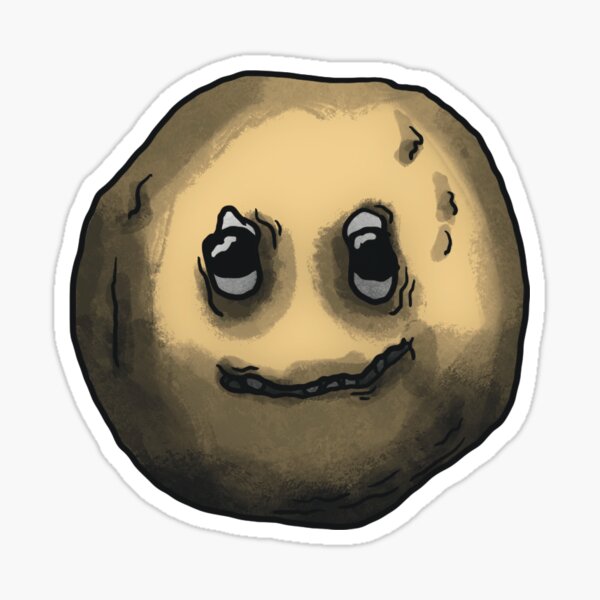 Ugly Happy Face Emoji Sticker