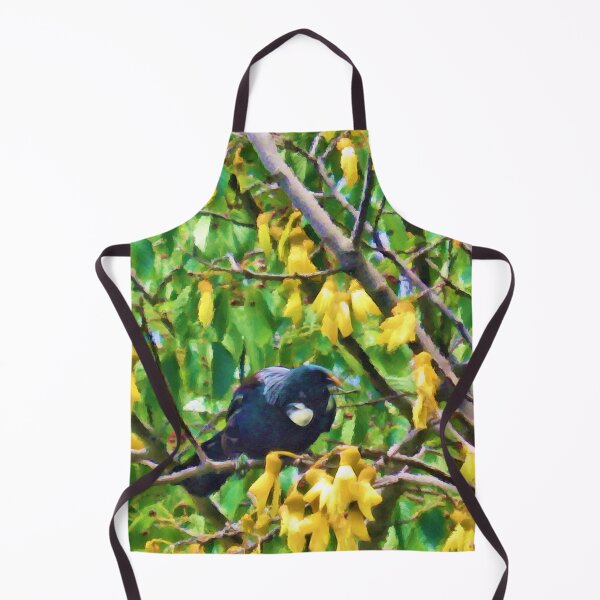 Item preview, Tui in Kowhai tree designed and sold by carole hirst.