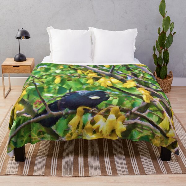 Item preview, Tui in Kowhai tree designed and sold by carole hirst.
