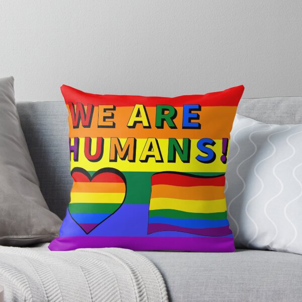 Item preview, We are humans! (LGBT Rainbow) designed and sold by LunaAngelRose.