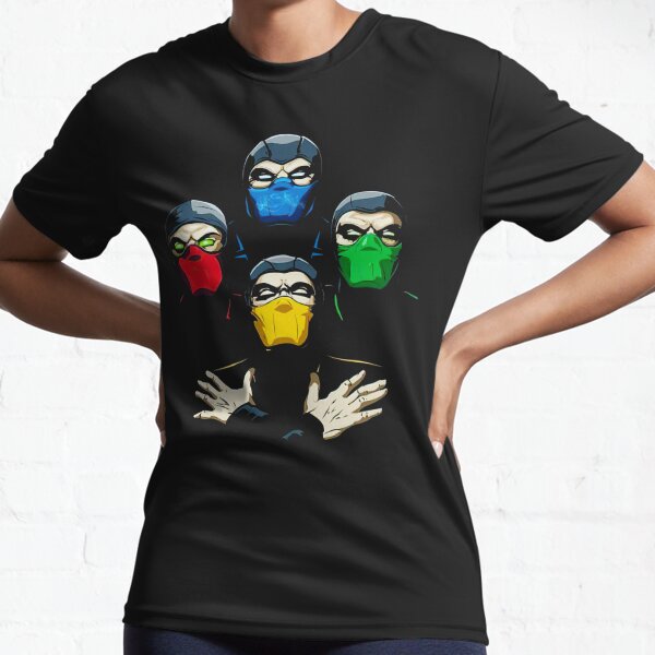 Mortal Kombat The Four Legendary Ninjas Active T-Shirt