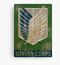 Survey Corps Poster Canvas Print