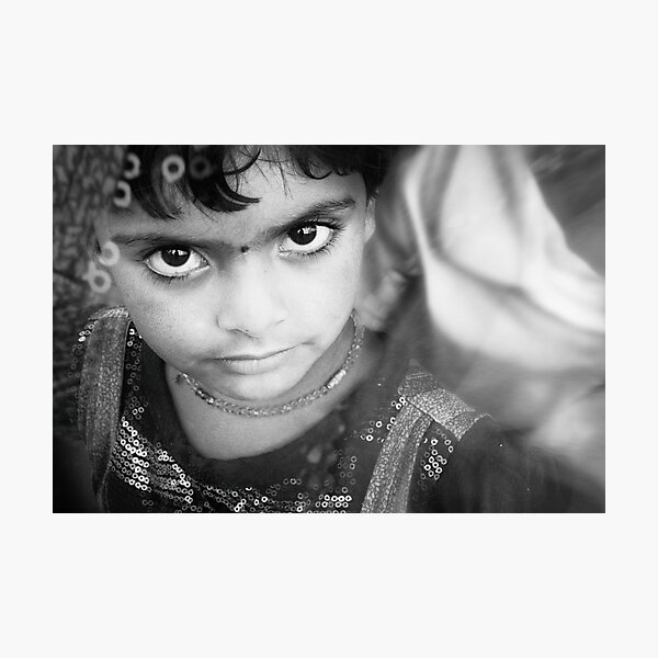 child of india Photographic Print
