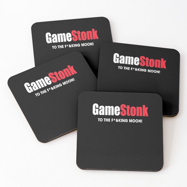 Item preview, Gamestonk to the F ing Moon Gamestick Stop Game Stonk GME T-Shirt designed and sold by MarkusGrant.