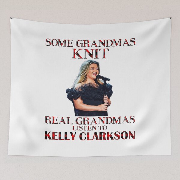 Item preview, Some Grandmas Knit Real Grandmas Listen to Clarkson Vintage designed and sold by ArchieHill.