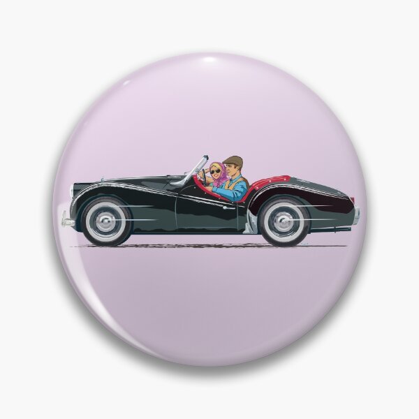 Item preview, Triumph TR3 resplendent in gleaming Black paintwork and white wall tires designed and sold by Bigs66.