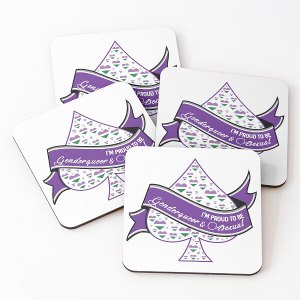 Item preview, Proud Genderqueer Asexual designed and sold by intangibel.