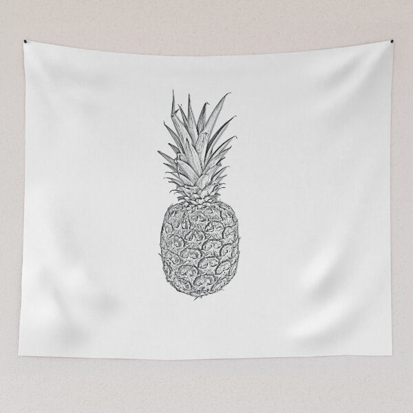 Aperçu de l'œuvre croquis d'ananas créée et vendue par pineappledizajn.