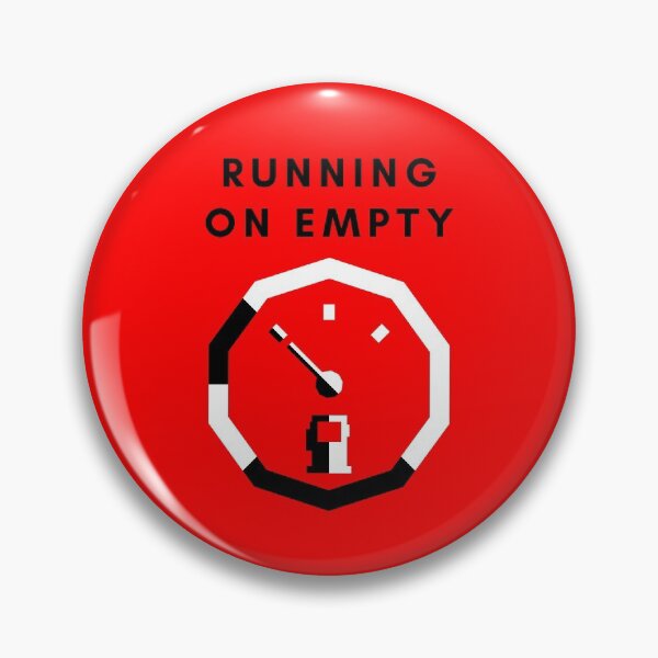 Item preview, Spoonie: Running on empty black text (on red) designed and sold by Chantelle  Spies.